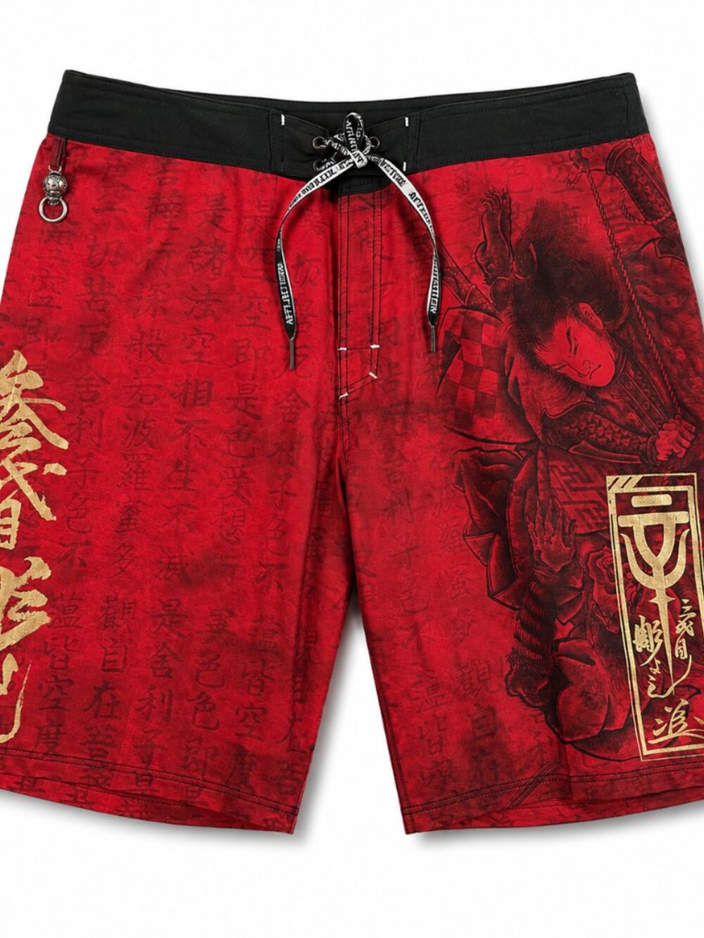 Affliction Athletic Shorts Men's Size 40 Red Drawstring Basketball Y2K